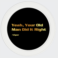 TopDad Poker Chips - 2-4-1 (1 Black/Gold + 1 White/Gold)