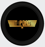 TopDad Poker Chips - 2-4-1 (1 Black/Gold + 1 White/Gold)