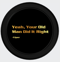 TopDad Poker Chips - 2-4-1 (1 Black/Gold + 1 White/Gold)