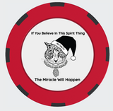 Scrooged - Cross Poker Chip - FREE SHIPPING