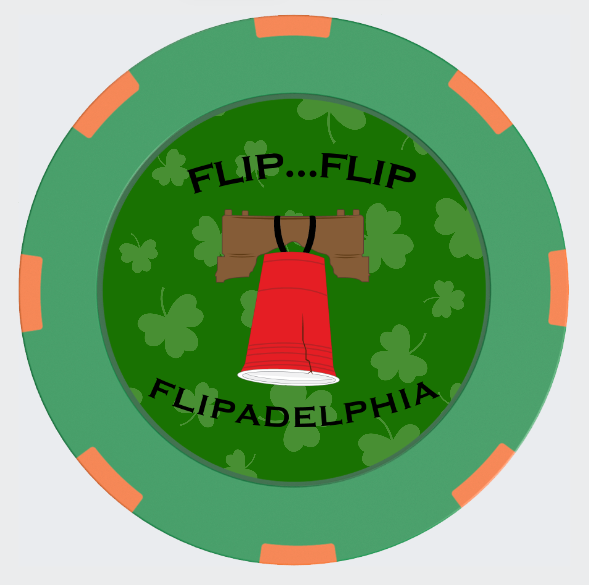 Poker Chip - Flipadelphia - The Gang Buys a Flip Cup
