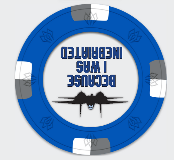HOPGUN 'Because I was Inebriated' Poker Chip